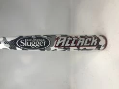 LOUISVILLE SLUGGER Used Louisville Attack BBAT14-RR 33/30 BBCOR Baseball Bat 2 5/8" Gray/Red