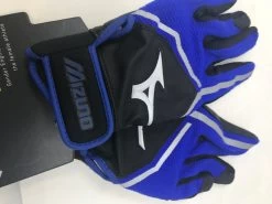 LOUISVILLE SLUGGER New Mizuno Finch Fastpitch Batting Gloves Woman X-Large Royal/Black