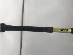 Used Louisville Slugger Meta BBCOR Baseball Bat 2 5/8" -3 31/28 Black/Gold -LOUISVILLE SLUGGER Baseball 2022 12 07 2014.31.10