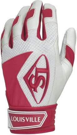 New Louisville Slugger Series 7 Batting Gloves Scr/White XX-Large