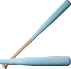 New Louisville Slugger Genuine Mix Unfinished Light Blue Baseball Bat