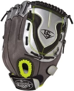 New Louisville Slugger 11.5-Inch FG Diva Softball Infielders Gloves Slvr/Blk RHT