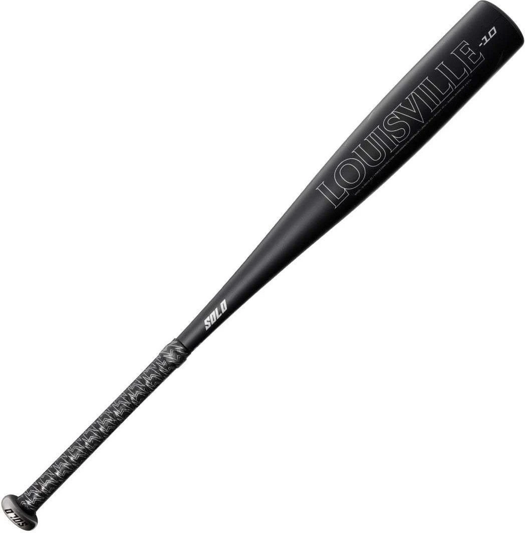 Louisville Slugger 2021 Solo (-10) Sr League 2 3/4" Bat - Black - Image 4
