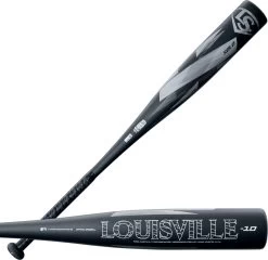 Louisville Slugger 2022 Solo 6 (-10) Sr League 2 3/4" Bat - Black Dark Gray