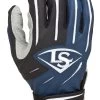 New Louisville Slugger Men's Medium Series 5 Batting Gloves Navy -LOUISVILLE SLUGGER Baseball bgs514 anvsmp
