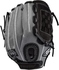 New Louisville Slugger Genesis Baseball Glove RHT GERB19105 10.5" Black/Silver