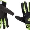 LOUISVILLE SLUGGER New Easton HF3 Hyperskin Fastpitch Batting Gloves Yth Lrg Black/White/Green -LOUISVILLE SLUGGER Baseball hf3