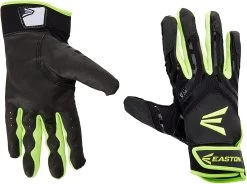 LOUISVILLE SLUGGER New Easton HF3 Hyperskin Fastpitch Batting Gloves Yth Lrg Black/White/Green