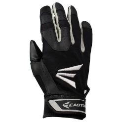 LOUISVILLE SLUGGER New Easton HS3 Batting Gloves Adult Medium Black/White/Gray Neoprene Wrist
