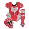 New Louisville Slugger Series 7 Catchers Kit Complete Scarlet/Gray Baseball -LOUISVILLE SLUGGER Baseball pgs714