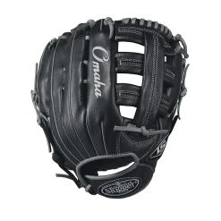 New Louisville Slugger Omaha Series Baseball Glove 12.5" RHT Baseball Glove Blk