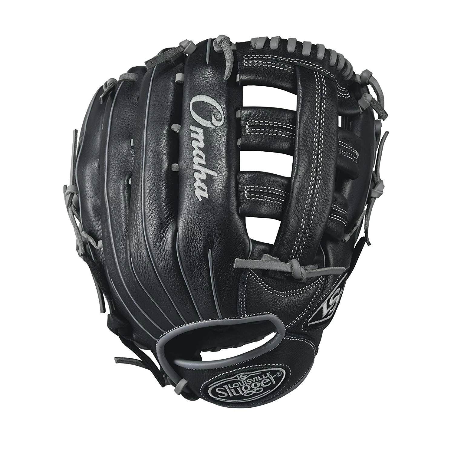 New Louisville Slugger Omaha Series Baseball Glove 11.25" RHT Baseball Glove Blk 3 New Louisville Slugger Omaha Series Baseball Glove 11.25" RHT Baseball Glove Blk