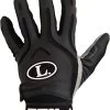 New Louisville Slugger Bionic Batting Glove Pair Adult Medium Black/White/Gray -LOUISVILLE SLUGGER Baseball srg2
