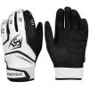 New Louisville Slugger Genuine Youth Large Batting Gloves White/Black