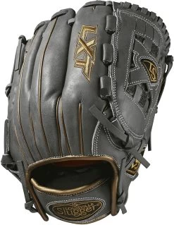 New Louisville Slugger 2019 LXT 12" Pitcher's Fastpitch Glove RHT Grey/Gold